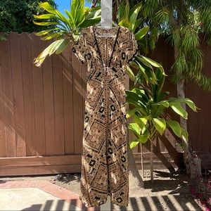 Cleobella printed flirty maxi